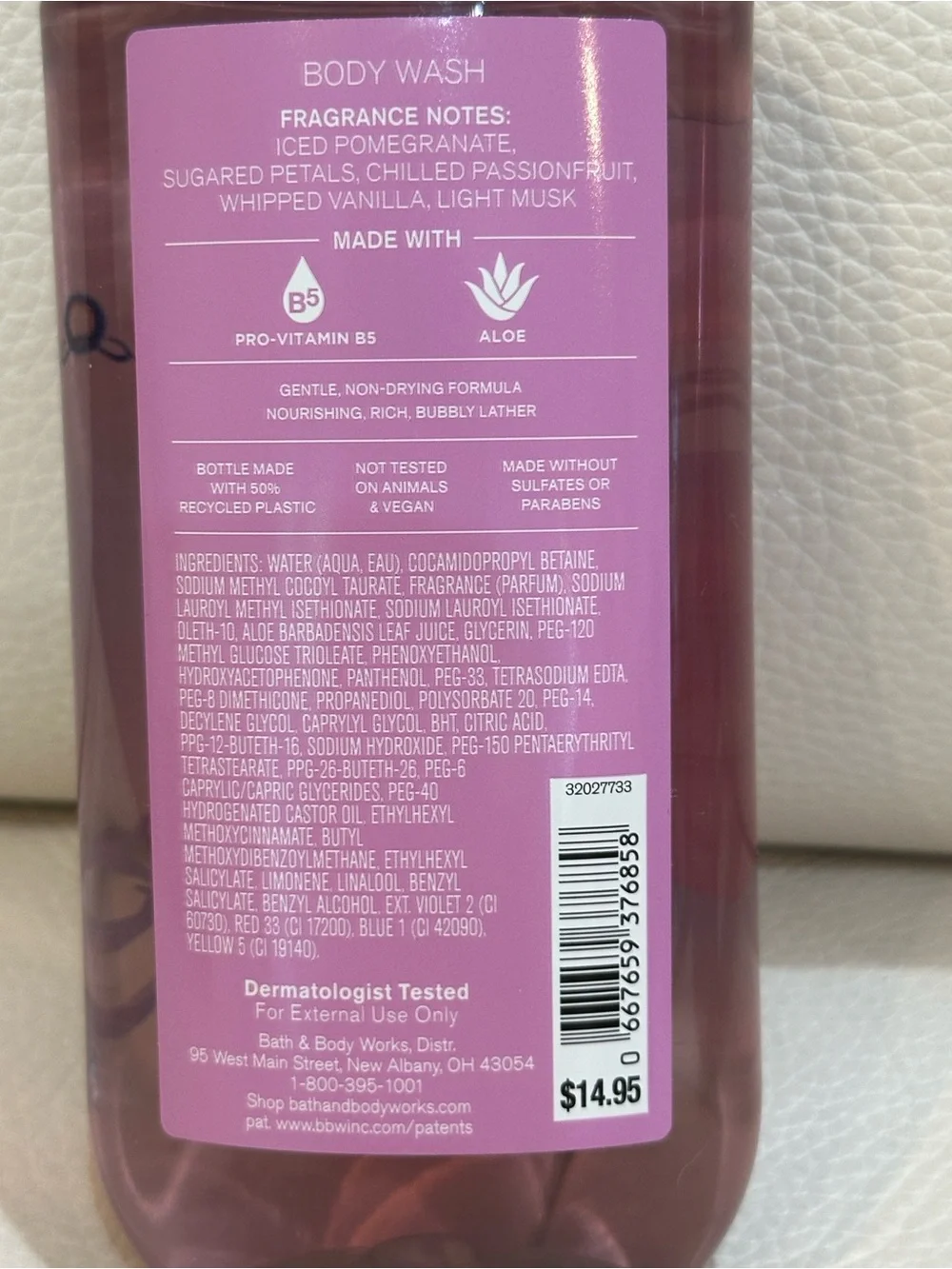 Bath & Body Works Be Enchanted Body Wash , Lotion and Cream 3 Pieces Set